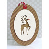 Fustella metallica Snow Globe Fancy Deer