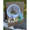 Fustella metallica Snow Globe Fancy Deer