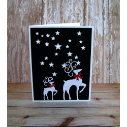 Fustella metallica Snow Globe Fancy Deer