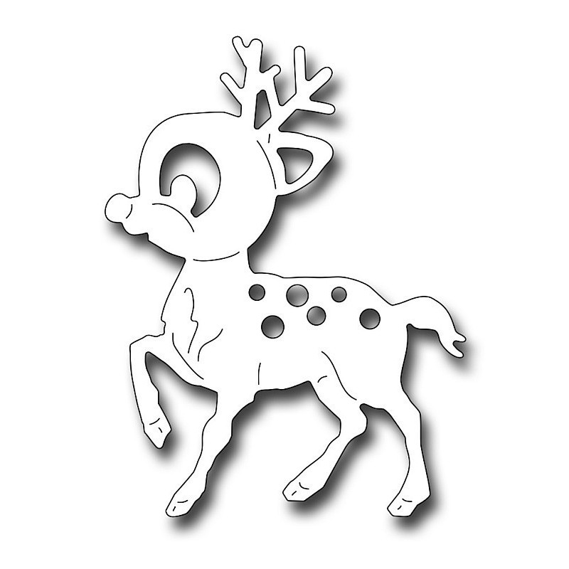 Fustella metallica Cute Rudolph