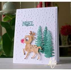 Fustella metallica Cute Rudolph