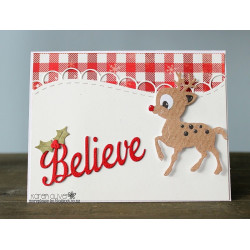Fustella metallica Cute Rudolph