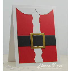 Fustella metallica Santa Suit Card Maker