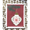 Fustella metallica Poinsettia Bubble Ornament