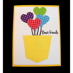 Fustella metallica Heart Balloons