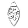 Fustella metallica Scroll Pinecone Ornament