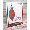 Fustella metallica Scroll Pinecone Ornament