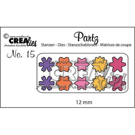 Fustella metallica Crealies Partz 15