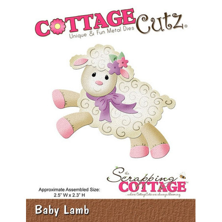Fustella metallica Cottage Cutz Baby Lamb