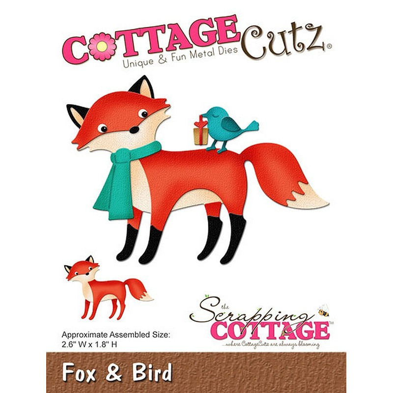 Fustella metallica Cottage Cutz Fox & Bird