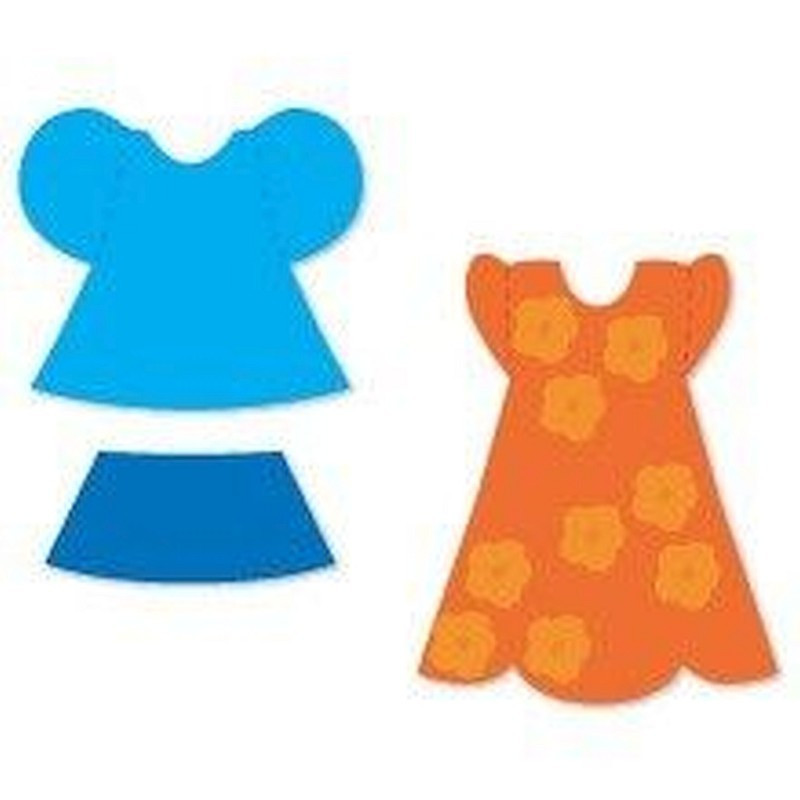 Fustella Sizzix Bigz Dress Ups Vestiti e scarpe
