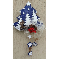 Fustella metallica Marianne Design Craftables Punch die Christmas tree