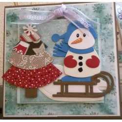 Fustella metallica Marianne Design Collectables Eline's Snowman