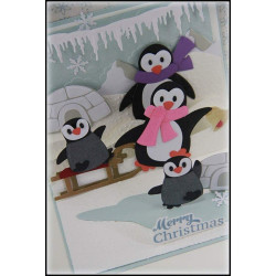 Fustella metallica Marianne Design Collectables Penguin