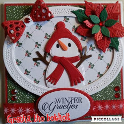 Fustella metallica Marianne Design Collectables Eline's Poinsetta