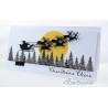 Fustella metallica Babbo Natale con renne