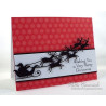 Fustella metallica Babbo Natale con renne