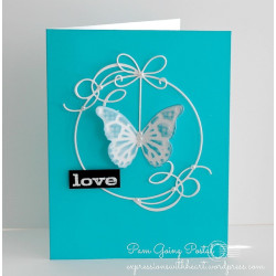 Fustella metallica Memory Box Precious Butterflies