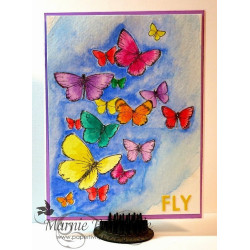Fustella metallica Memory Box Uppercase Alphabet Soup