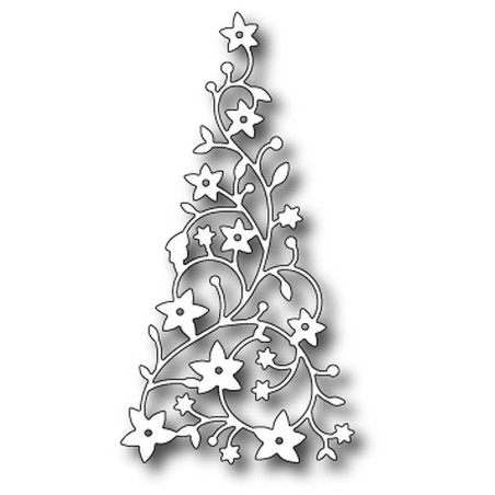 Fustella metallica Memory Box Flowering Christmas Tree
