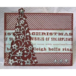 Fustella metallica Memory Box Flowering Christmas Tree