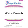 Fustella metallica sottile W la Befana