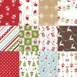 Carta Sogni Creativi 15x15 cm 24 fogli Christmas Time