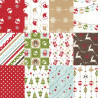 Carta Sogni Creativi 15x15 cm 24 fogli Christmas Time