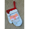 Fustella XL Guanto e viso Babbo Natale