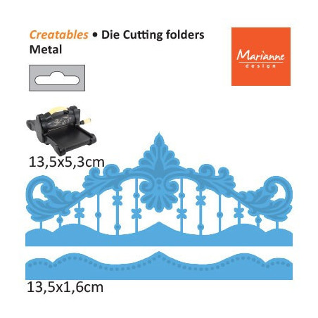 Fustella metallica Marianne Design Creatables Anja's border