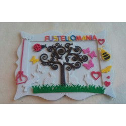 Fustella A4 Cornice gigante con punte