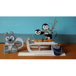 Fustella metallica Marianne Design Collectables Eline's Husky