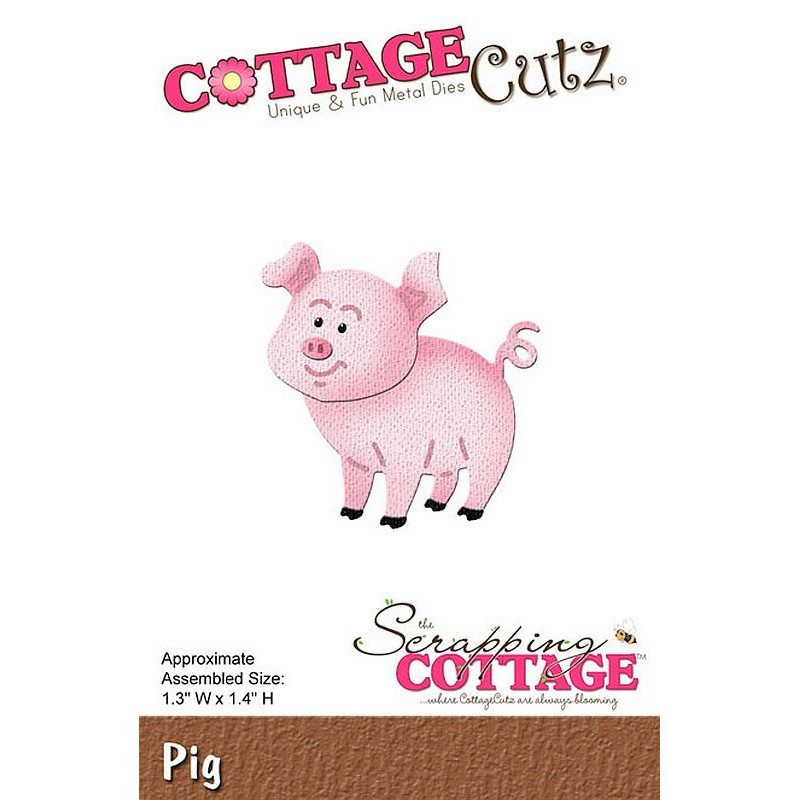 Fustella metallica Cottage Cutz Pig