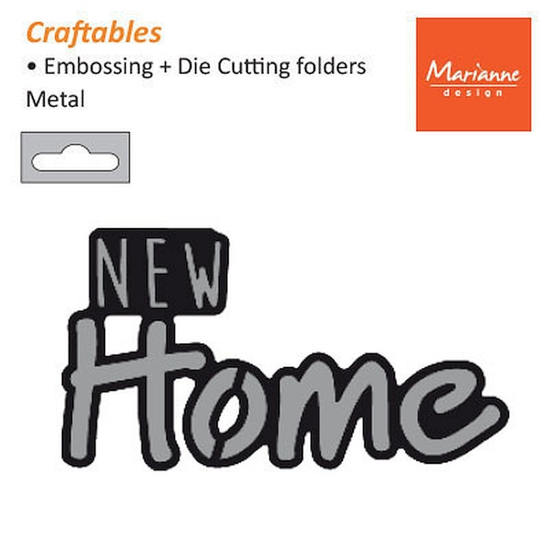 Fustella metallica Marianne Design Craftables New Home