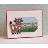 Fustella metallica Stitched Cow