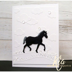 Fustella metallica Mare and Foal