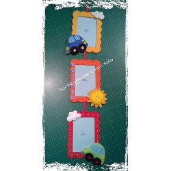 Fustella L Cornice con smerli