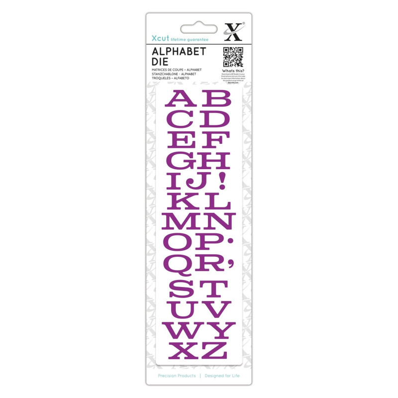 Fustella metallica Xcut Mid West Alphabet
