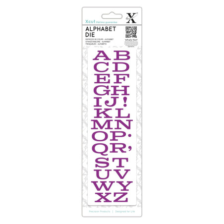 Fustella metallica Xcut Mid West Alphabet