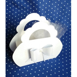 Fustella A4 Borsa con manico smerlato