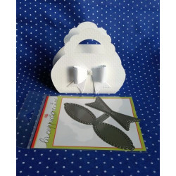 Fustella A4 Borsa con manico smerlato