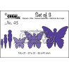 Fustella metallica Crealies Set of 3 nr 43
