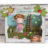 Fustella metallica CUT-IES Forest Fellows Snail Hedgehog Autumn leaves