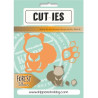 Fustella metallica CUT-IES Forest Fellows Squirrel Acorn