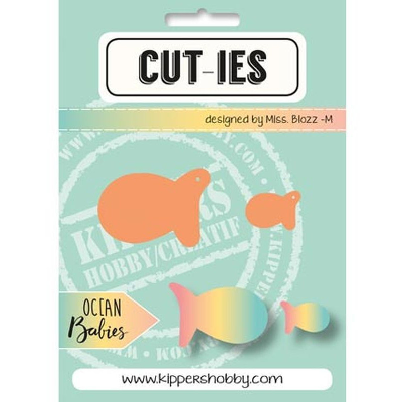 Fustella metallica CUT-IES Ocean Babies Fish