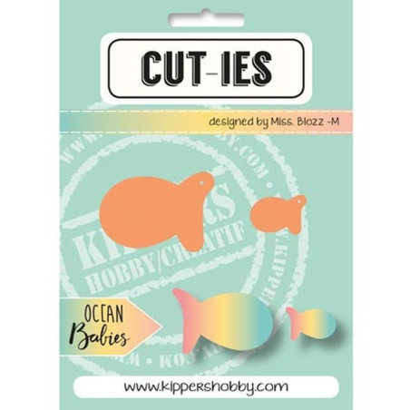 Fustella metallica CUT-IES Ocean Babies Fish