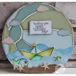 Fustella metallica CUT-IES Ocean Babies Cloud Stars