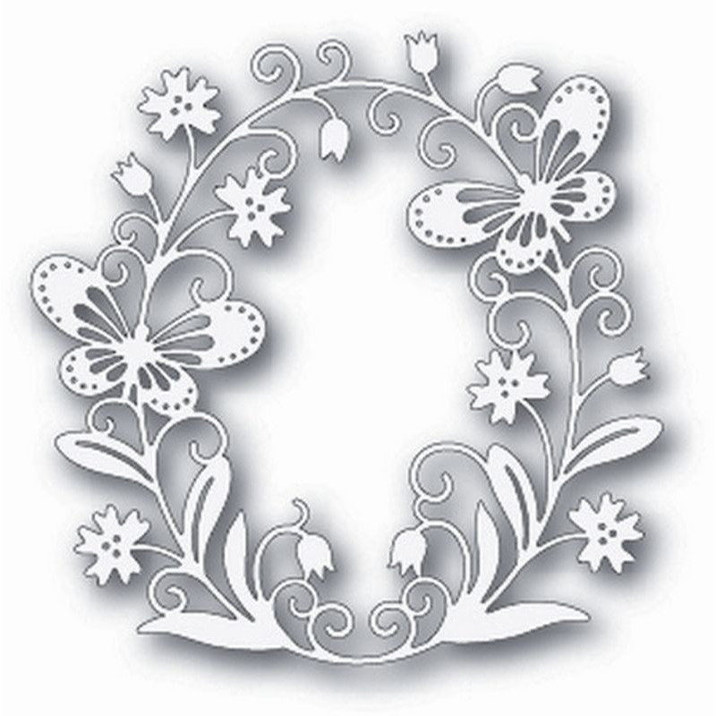 Fustella metallica Tutti Designs Butterfly Oval