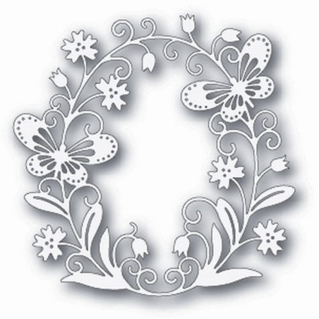 Fustella metallica Tutti Designs Butterfly Oval