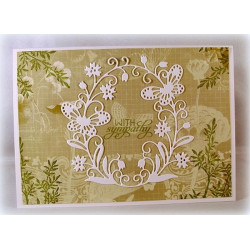 Fustella metallica Tutti Designs Butterfly Oval